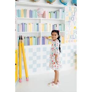 NEW MILA & ROSE smarty pants pocket twirl dress in multi